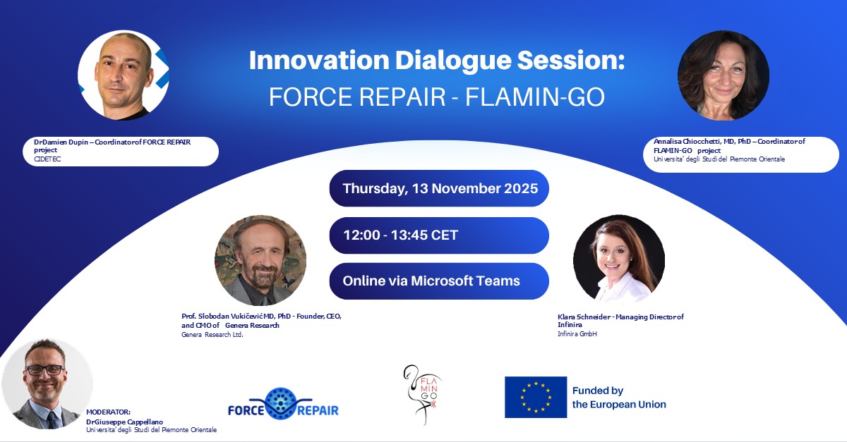 Join the Innovation Dialogue Session: FORCE REPAIR – FLAMIN-GO